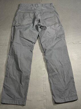 Ridgecut Mens Ripstop Work Pants 30x32 Gray Durable Cotton Blend